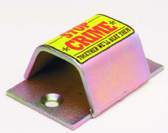 Bolt Down Wall/Floor Bracket - Electro Galvanised