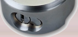 Round Shackleless 'Hockey Puck' Padlock