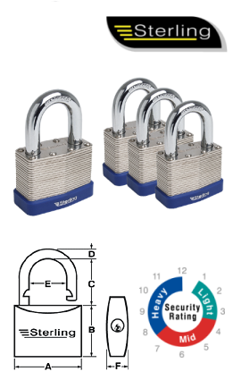 Laminated Padlocks